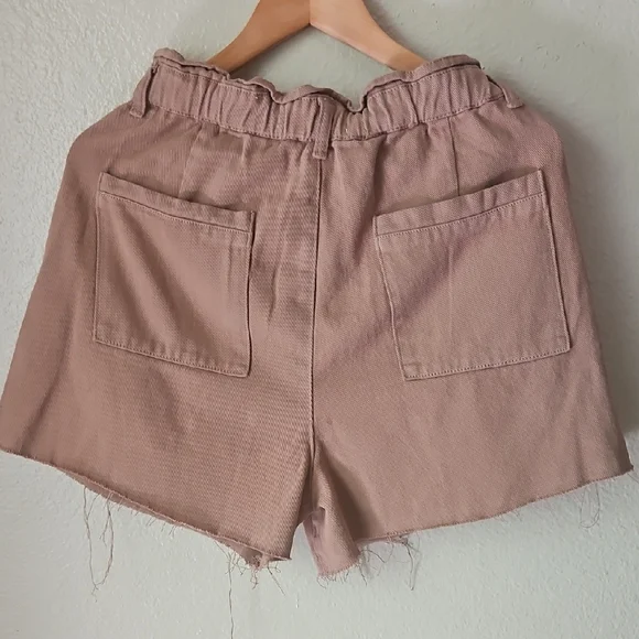 Wish High Waist Tan Shorts - Picture 5 of 7